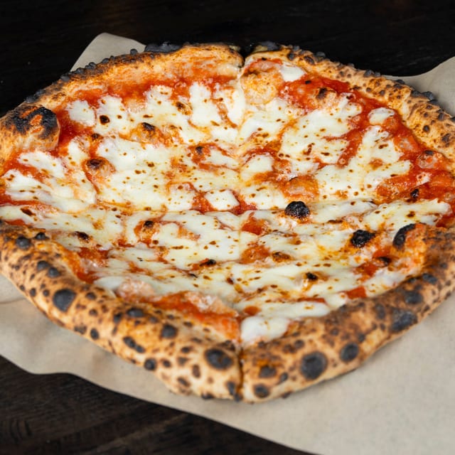Bare Cheese Pizza.